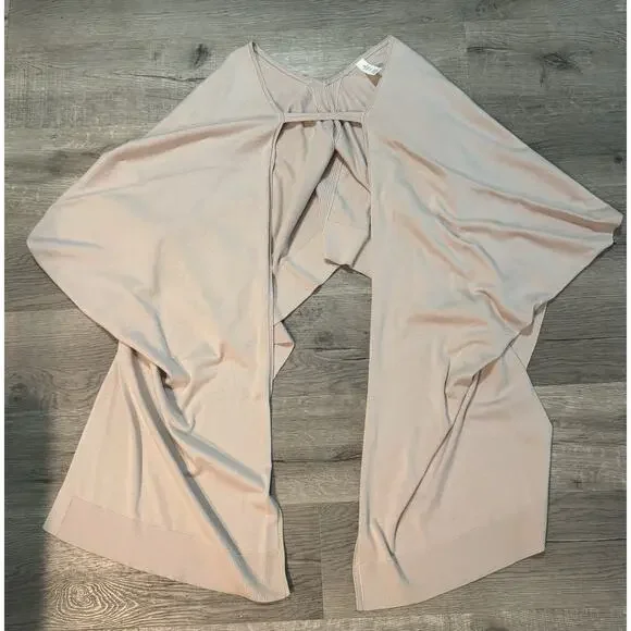 Lululemon Free To Coast Wrap EUC One Size Pink Bliss Shawl Cotton Silk Blend - Picture 3 of 7